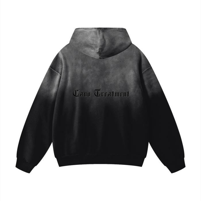 CanoTreatment Heavyweight Pure Cotton Washed Drop Shoulder Oversized Hoodie