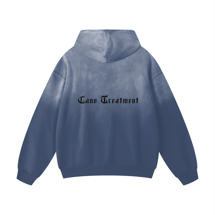 CanoTreatment Heavyweight Pure Cotton Washed Drop Shoulder Oversized Hoodie