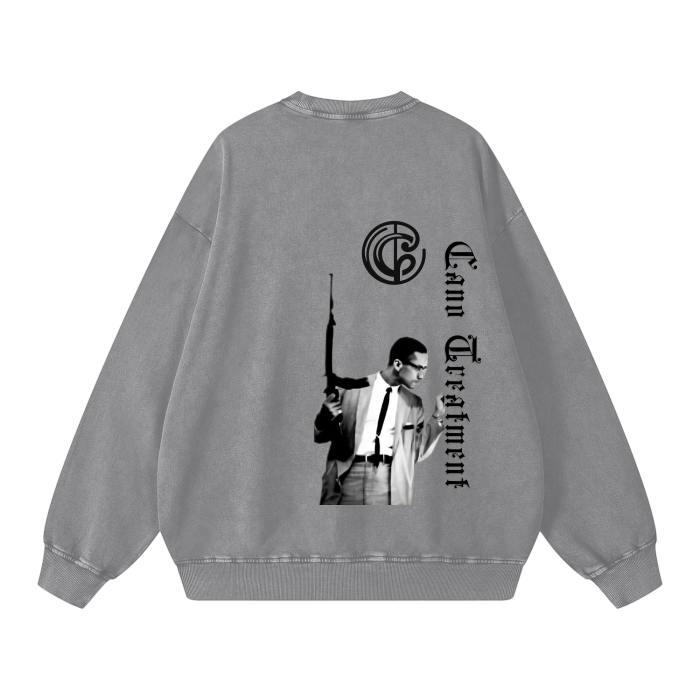 Canotreatment “TAW” Acid Wash Oversize Sweatshirt