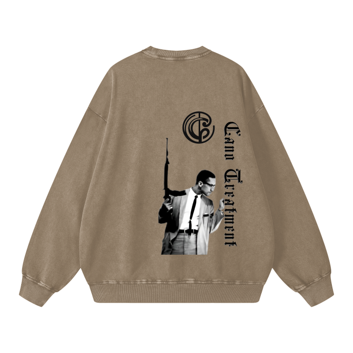 Canotreatment “TAW” Acid Wash Oversize Sweatshirt