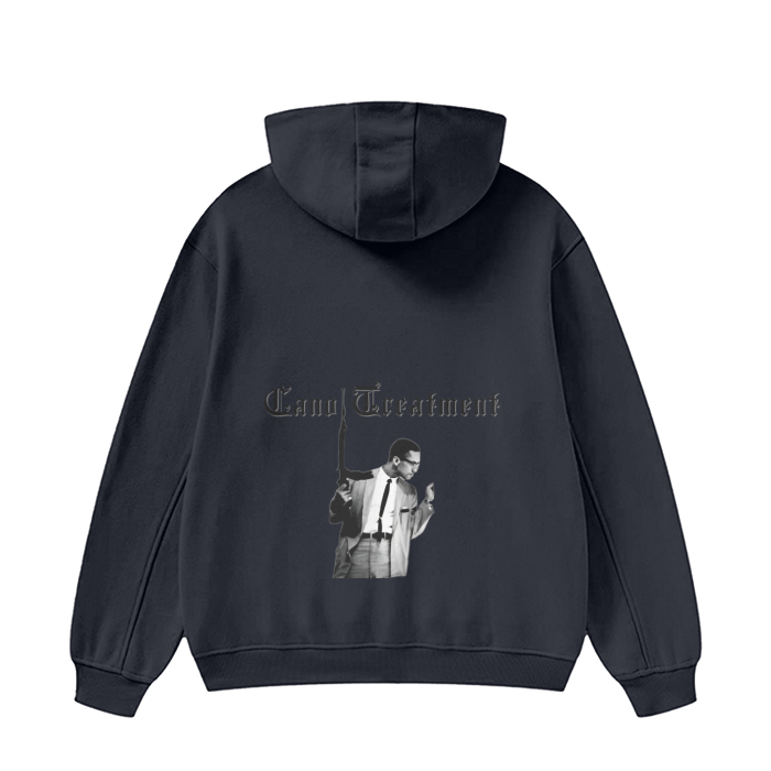 Canotreatment “TAW” High Neck Insulated FOG Solid Color Fleece Hoodie