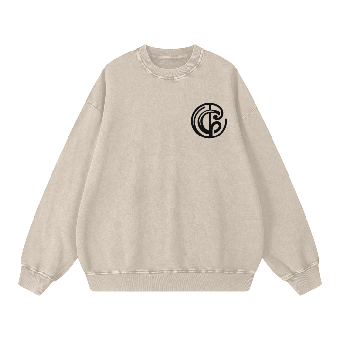 Canotreatment “TAW” Acid Wash Oversize Sweatshirt