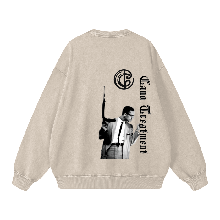 Canotreatment “TAW” Acid Wash Oversize Sweatshirt