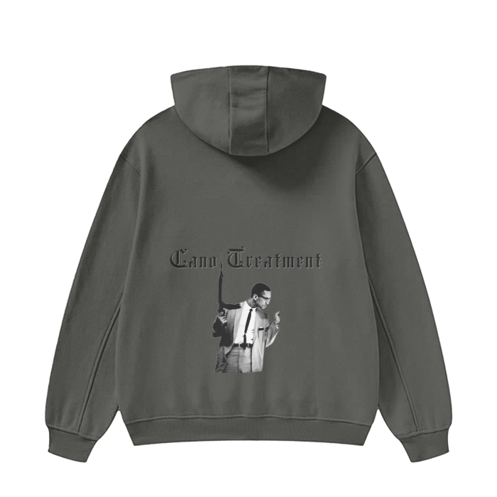 Canotreatment “TAW” High Neck Insulated FOG Solid Color Fleece Hoodie