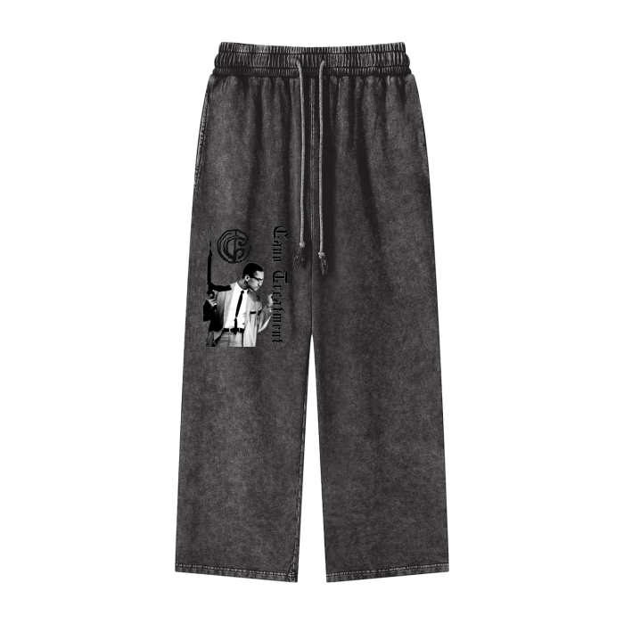 Canotreatment “TAW” Acid Wash Straight Leg Pants