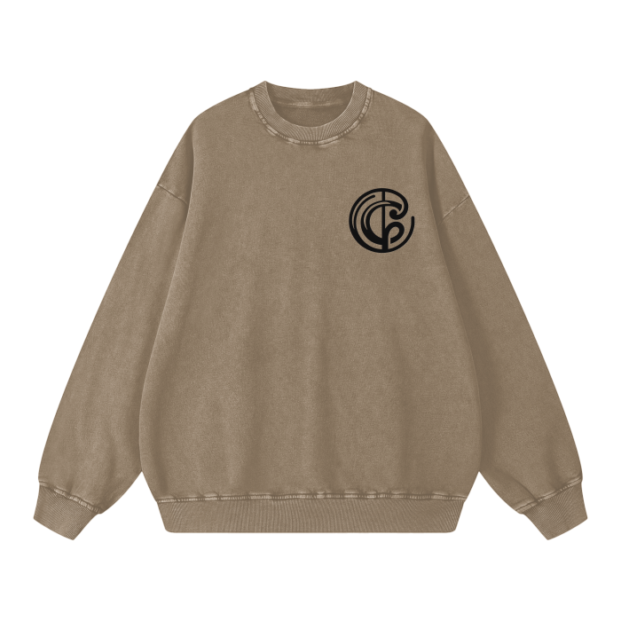 Canotreatment “TAW” Acid Wash Oversize Sweatshirt